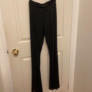 Motel Rocks Sparkly black pants